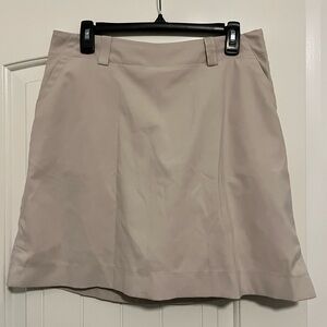 Cream Skort